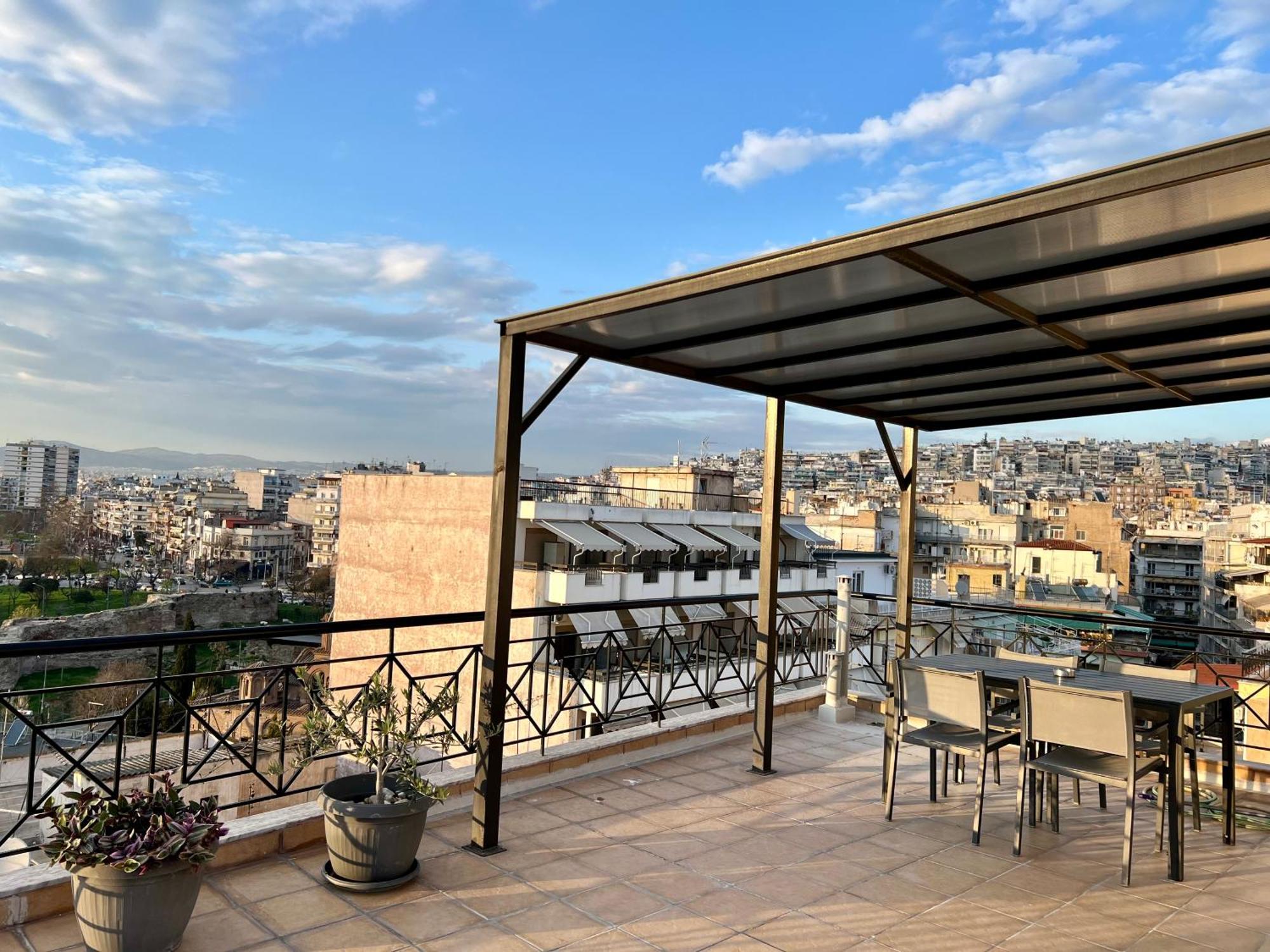 180° Rooftop View Selanik Dış mekan fotoğraf